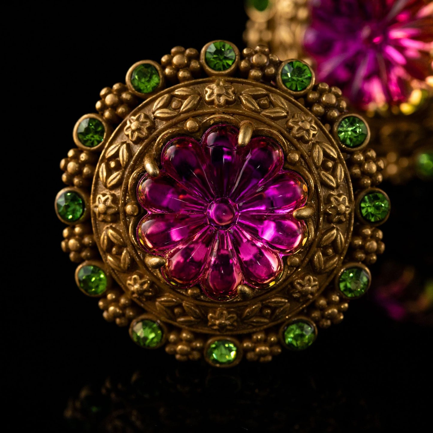Vintage Statement Luxury Statement Earrings Handcrafted Design