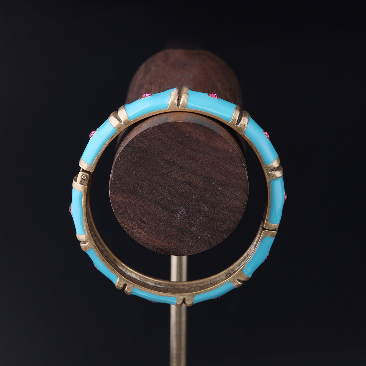Vintage Enamel Geometric Luxury Bracelet Timeless Style