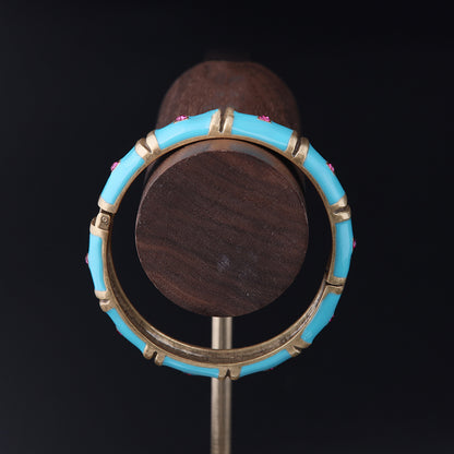Vintage Enamel Geometric Luxury Bracelet Timeless Style