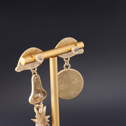 Vintage Geometric Refined Luxury Earrings Handcrafted Design