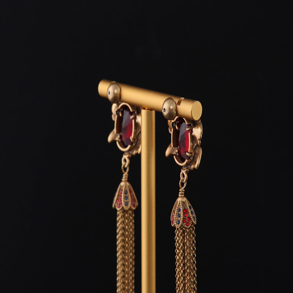 Vintage Floral Chic Handcrafted Earrings Handcrafted Design