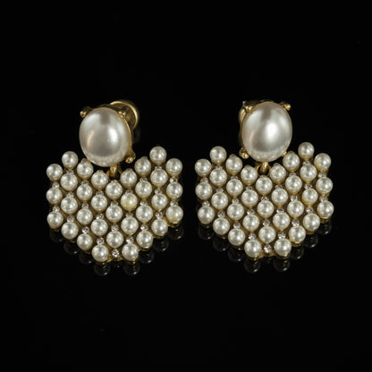 Vintage Pearl Timeless Handcrafted Earrings Timeless Style