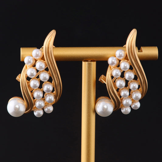 Vintage Geometric Elegant Artisan Earrings Timeless Style