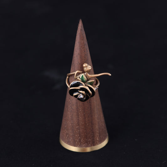 Vintage Artisan Timeless Elegant Open Ring