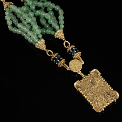 Vintage Agate Refined Artisan Necklace Handcrafted Design