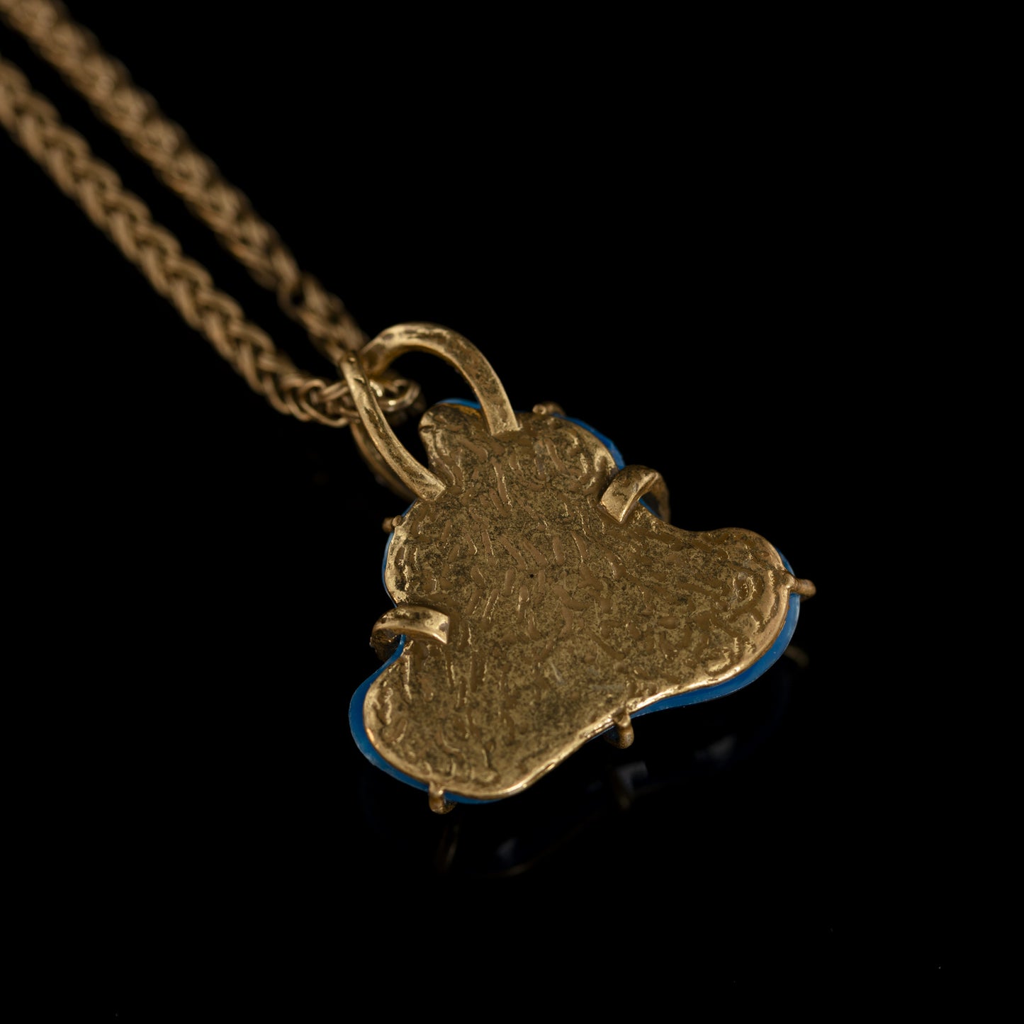 Vintage Timeless Stone Inlay Necklace Gift Jewelry