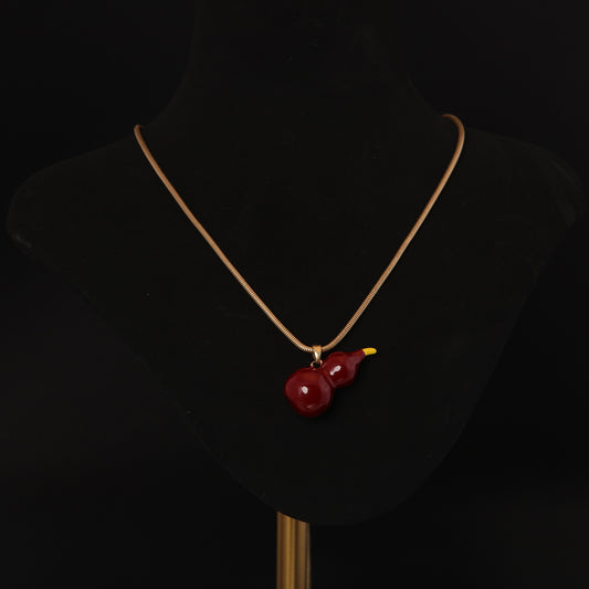 Vintage Enamel Floral Timeless Necklace Timeless Style