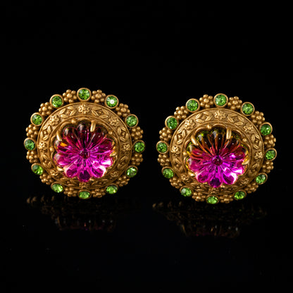 Vintage Statement Luxury Statement Earrings Handcrafted Design