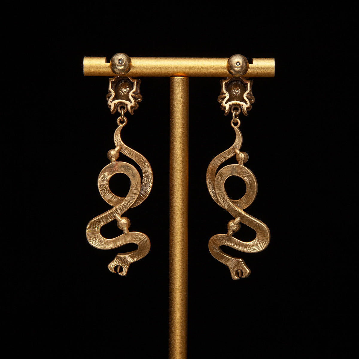 Vintage Enamel Luxury Elegant Earrings for Women