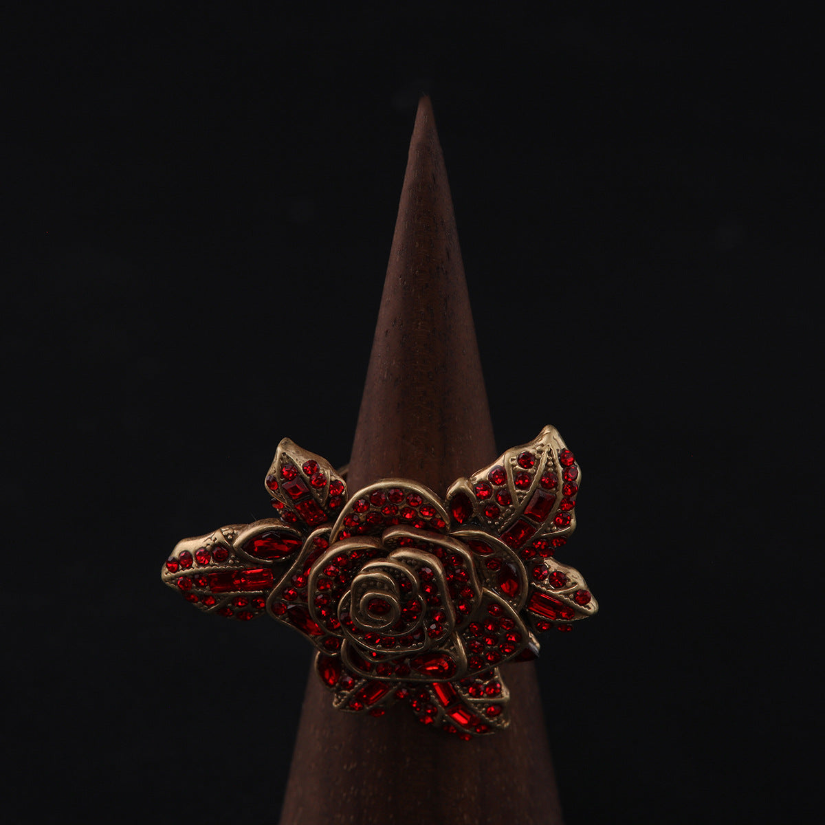 Vintage Floral Luxury Classic Open Ring