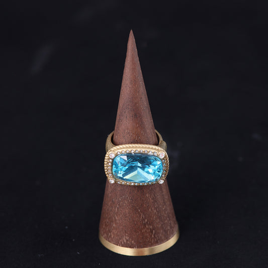 Vintage Geometric Timeless Refined Open Ring