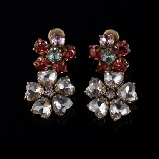 Vintage Floral Refined Luxury Earrings Gift Jewelry