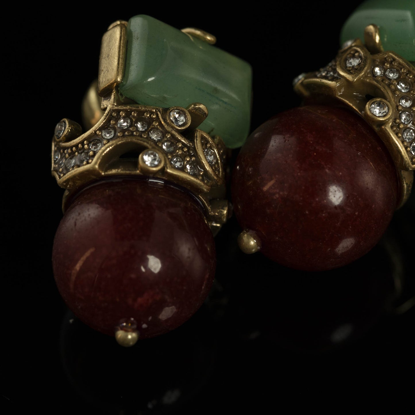 Vintage Agate Timeless Artisan Earrings for Women