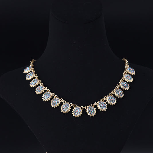 Vintage Geometric Artisan Chic Necklace Timeless Style