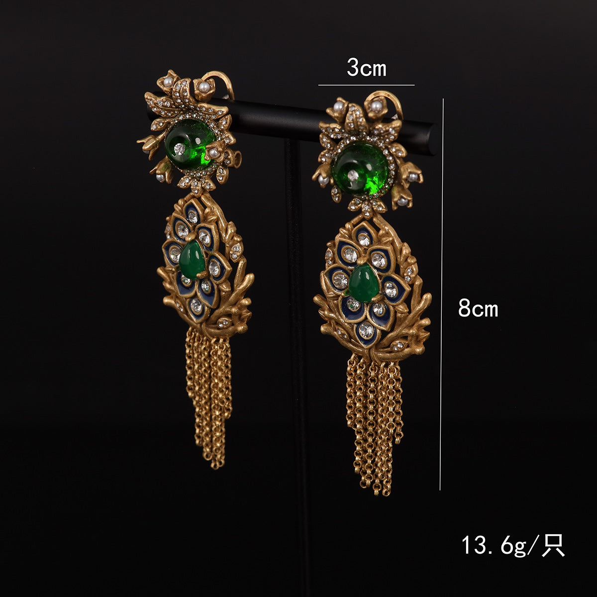 Vintage Agate Classic Handcrafted Earrings Timeless Style