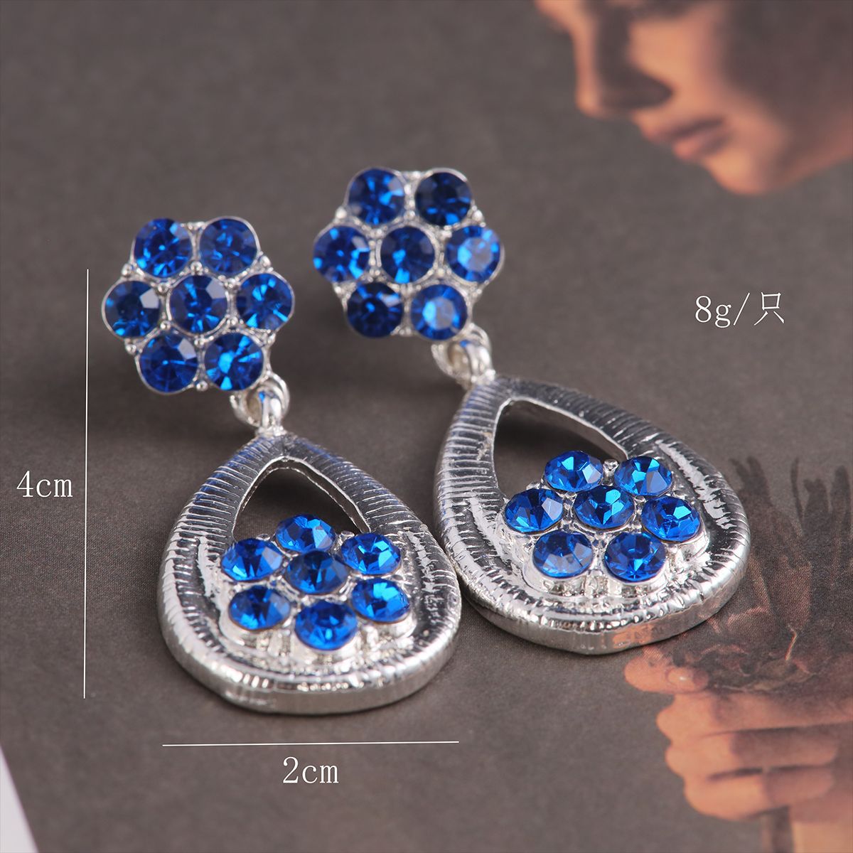 Vintage Floral Chic Artisan Earrings Handcrafted Design