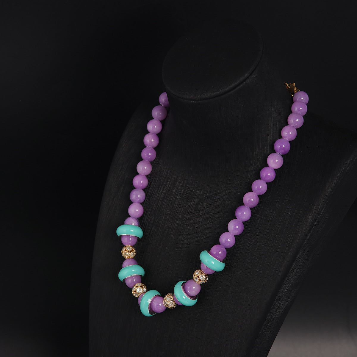 Vintage Natural Stone Refined Necklace Gift Jewelry