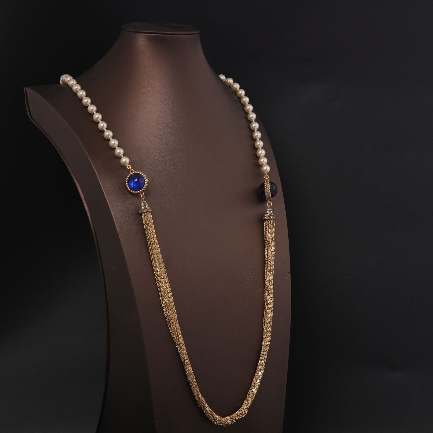 Vintage Pearl Floral Timeless Necklace for Ladies