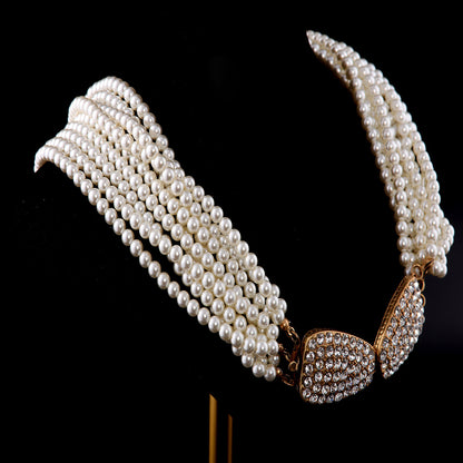 Vintage Geometric Luxury Handcrafted Necklace for Ladies
