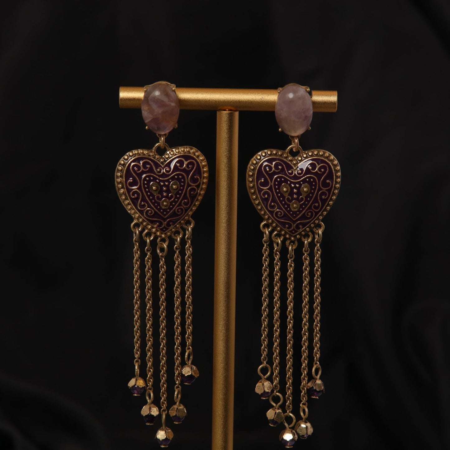 Vintage Enamel Chic Timeless Earrings Gift Jewelry