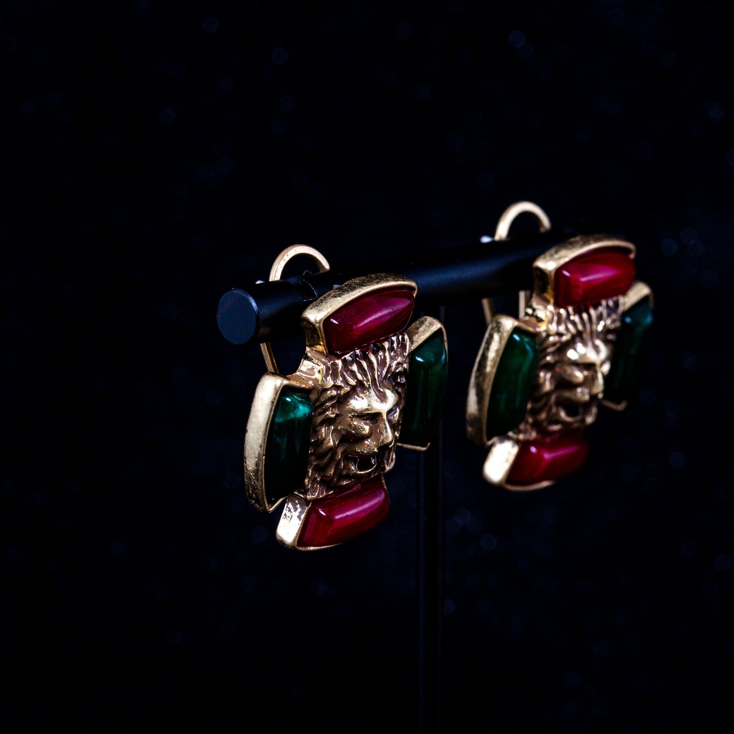 Vintage Enamel Elegant Handcrafted Earrings for Women
