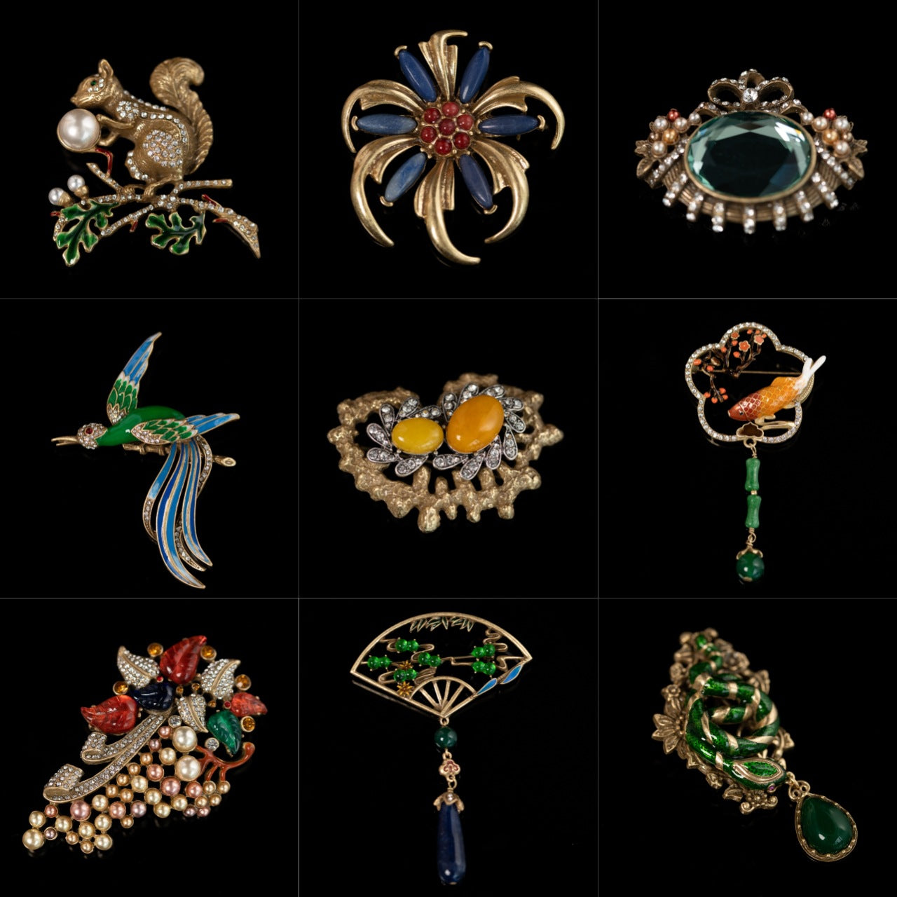 Vintage Cross Artisan Handcrafted Brooches for Men