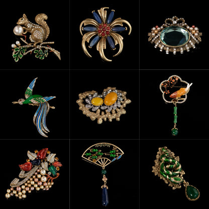 Vintage Cross Artisan Handcrafted Brooches for Men