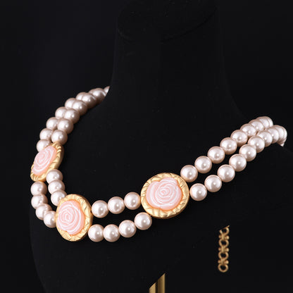 Vintage Floral Chic Timeless Necklace Handcrafted Design