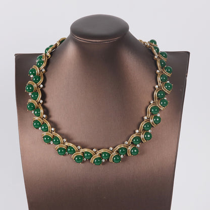 Vintage Agate Timeless Handcrafted Necklace Gift Jewelry