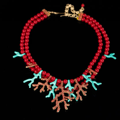 Vintage Floral Chic Elegant Necklace Gift Jewelry