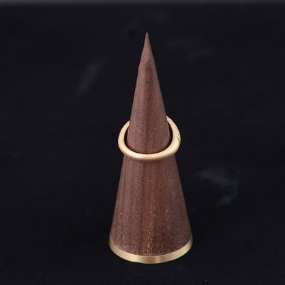 Vintage Geometric Artisan Statement Open Ring Timeless Style