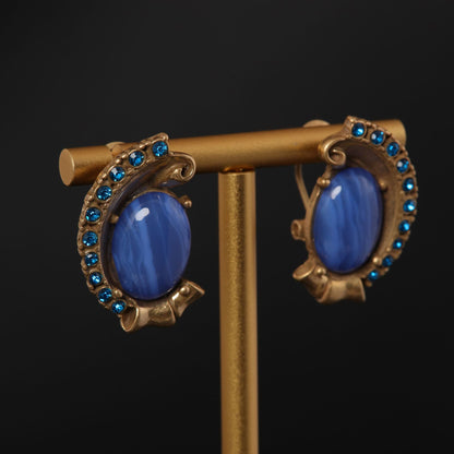 Vintage Geometric Artisan Handcrafted Earrings Gift Jewelry