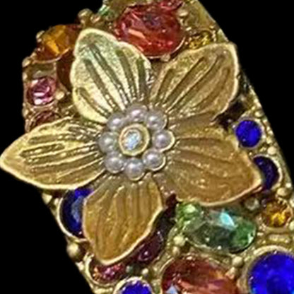 Vintage Floral Statement Classic Earrings for Ladies