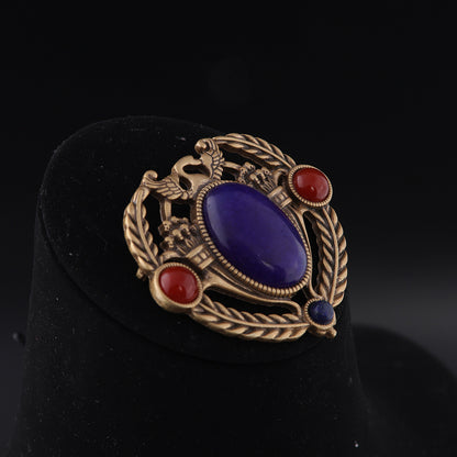 Vintage Geometric Elegant Polished Brooches for Men