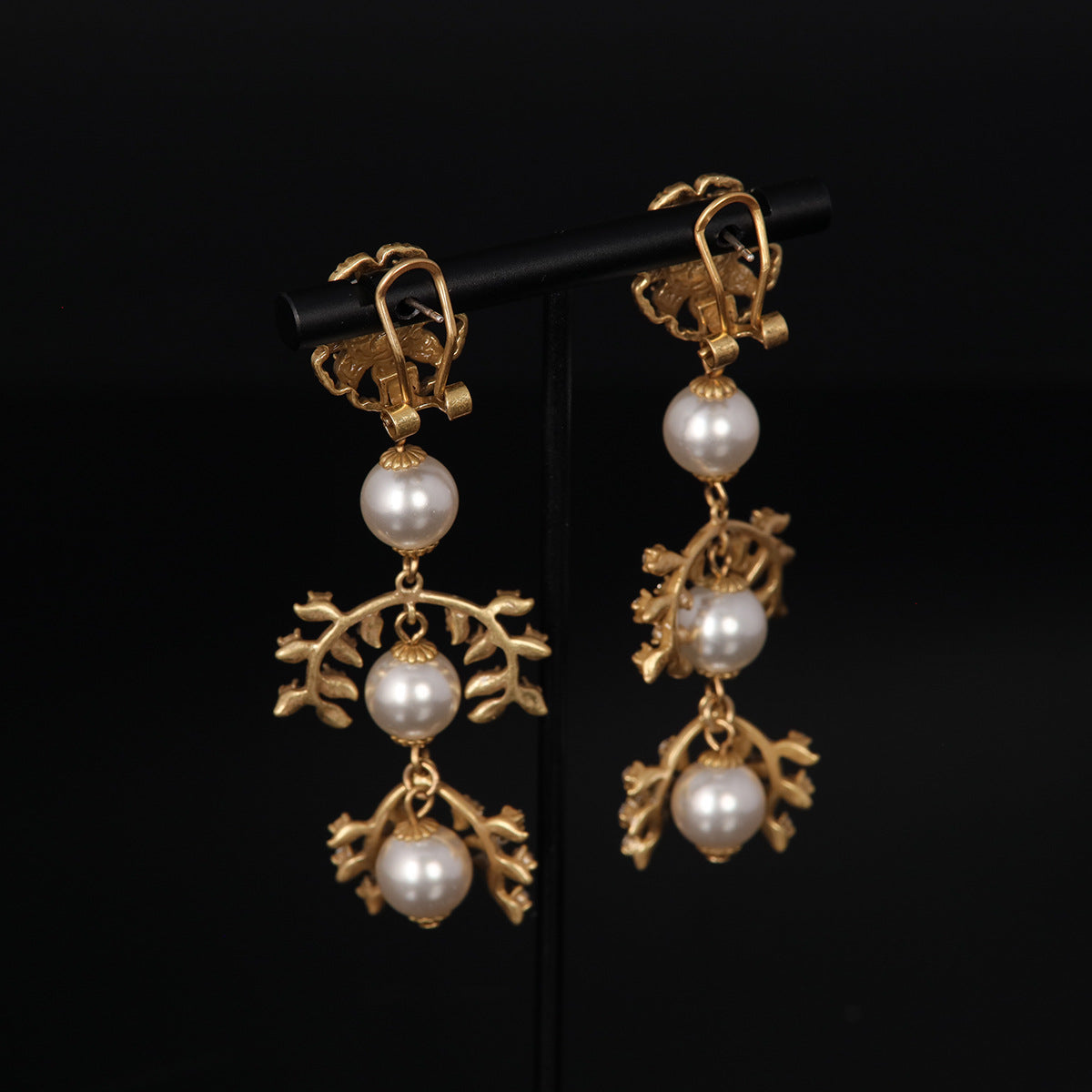 Vintage Refined Handcrafted Artisan Earrings Handcrafted Design