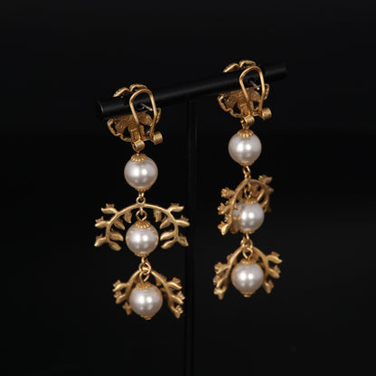 Vintage Refined Handcrafted Artisan Earrings Handcrafted Design