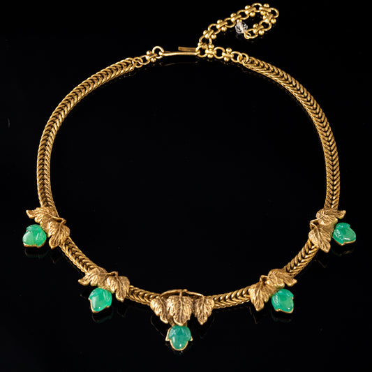 Vintage Leaf Artisan Timeless Necklace Timeless Style