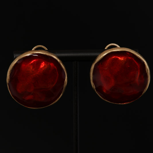 Vintage Enamel Classic Luxury Earrings Gift Jewelry