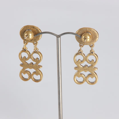 Vintage Geometric Refined Handcrafted Earrings Timeless Style