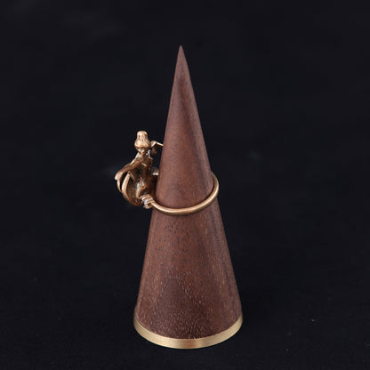 Vintage Artisan Timeless Elegant Open Ring