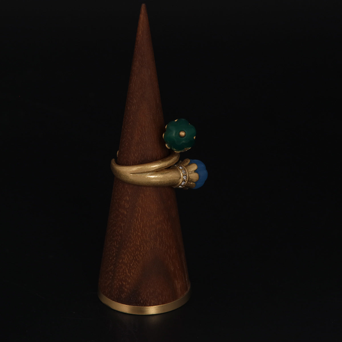 Vintage Geometric Luxury Handcrafted Open Ring