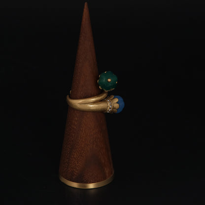 Vintage Geometric Luxury Handcrafted Open Ring