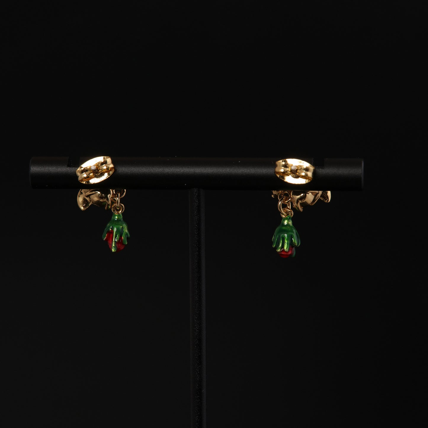 Vintage Pearl Leaf Artisan Earrings for Women