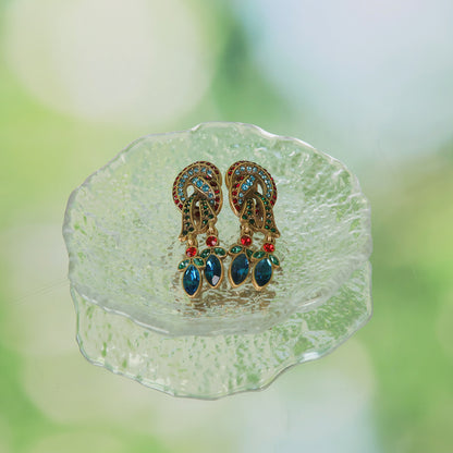 Vintage Elegant Handcrafted Artisan Earrings Timeless Style