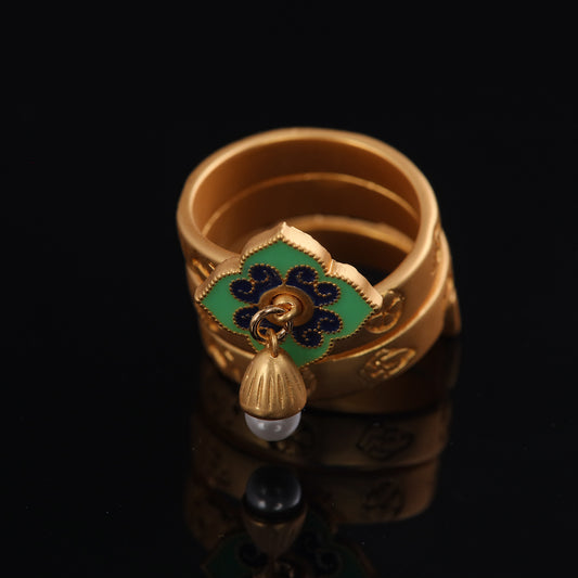Vintage Geometric Elegant Minimalist Open Ring