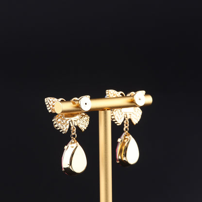 Vintage Butterfly Refined Handcrafted Earrings Gift Jewelry