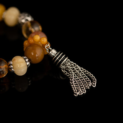Vintage Agate Geometric Chic Bracelet Timeless Style