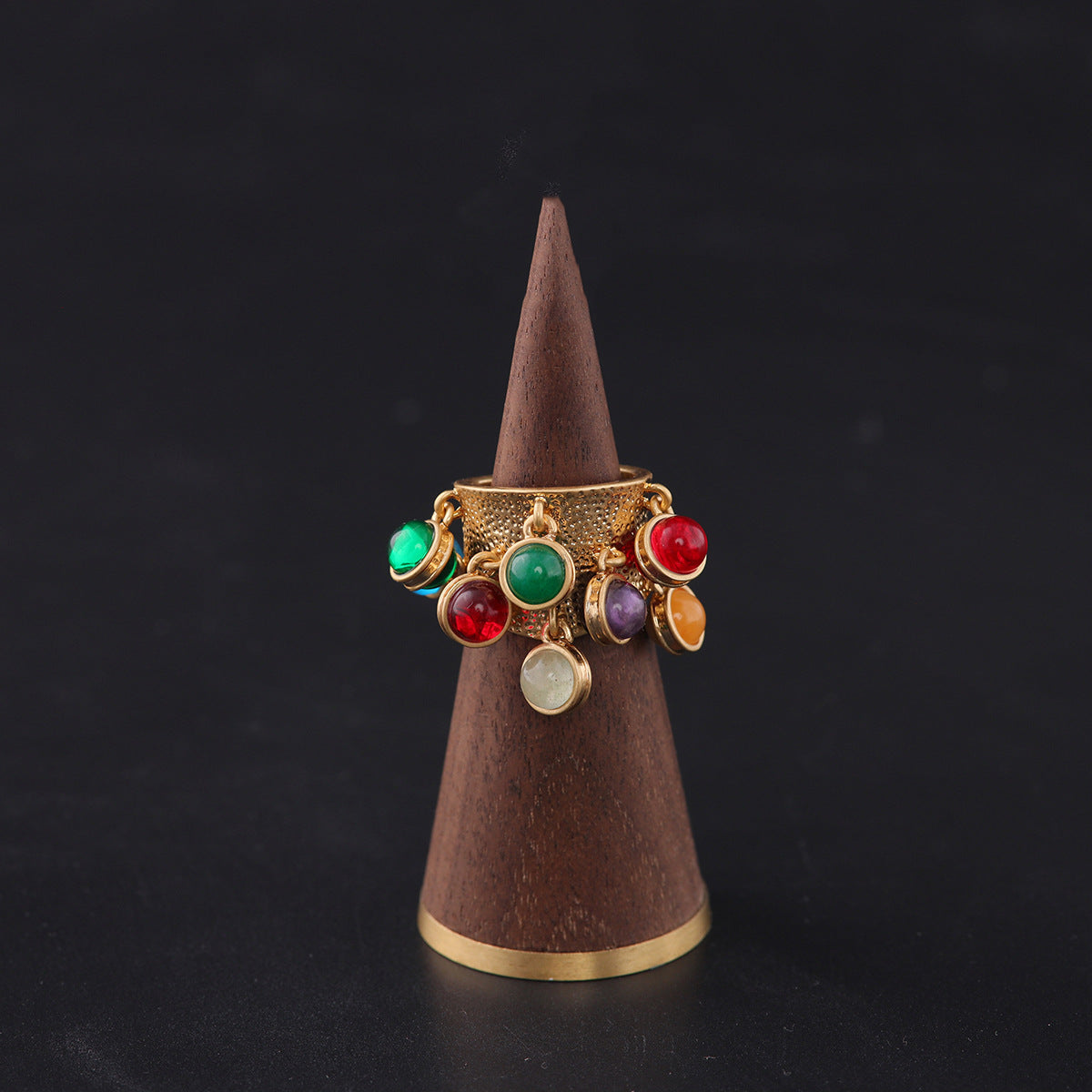 Vintage Geometric Chic Handcrafted Open Ring Handcrafted Design