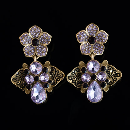 Vintage Pearl Leaf Refined Handcrafted Earrings for Ladies
