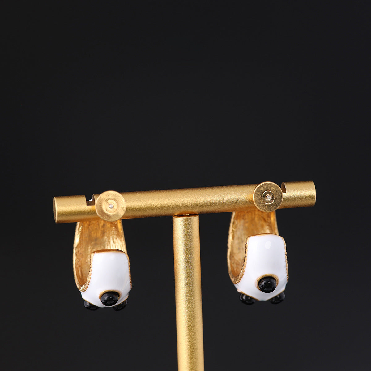 Vintage Enamel Luxury Classic Earrings Gift Jewelry